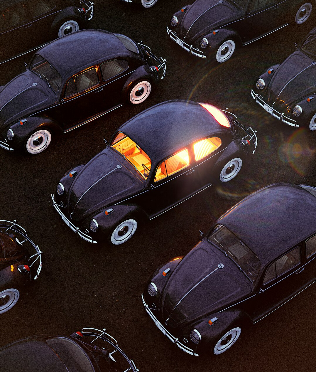 vintage volkswagen beetle ad